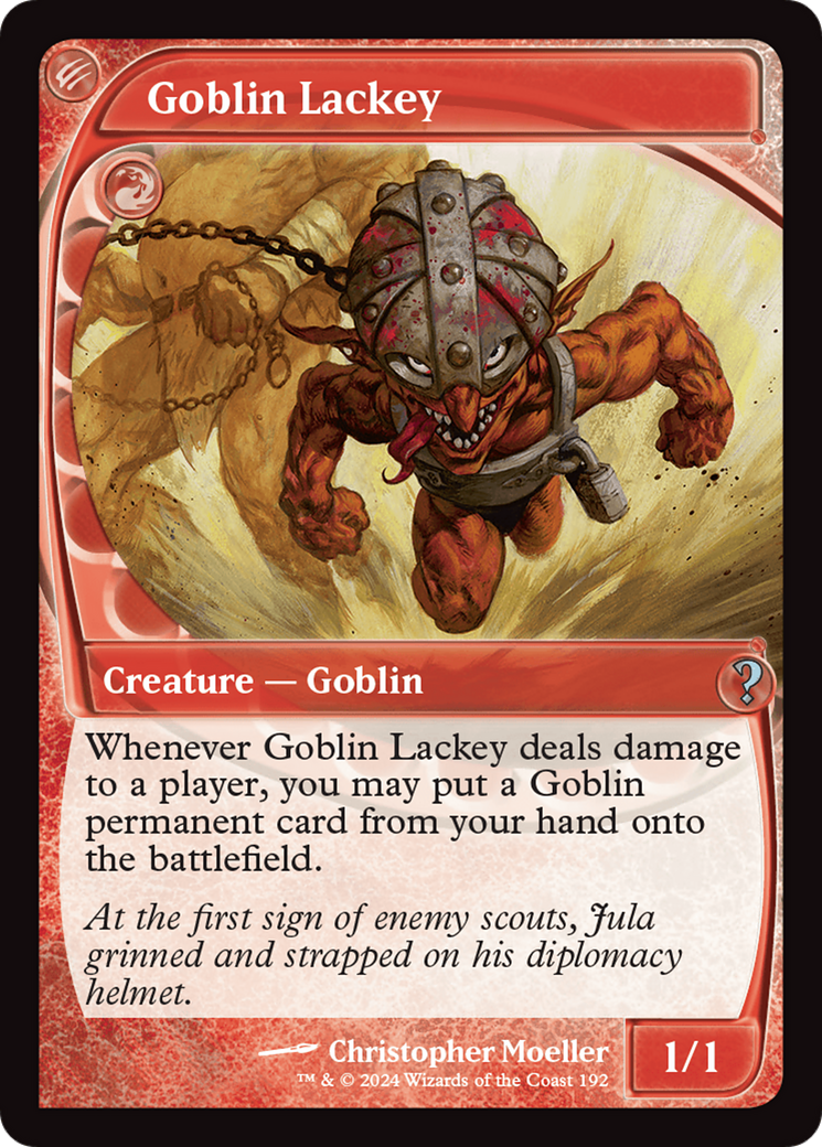 Goblin Lackey (Future Sight) [Mystery Booster 2] | Lots Moore NSW