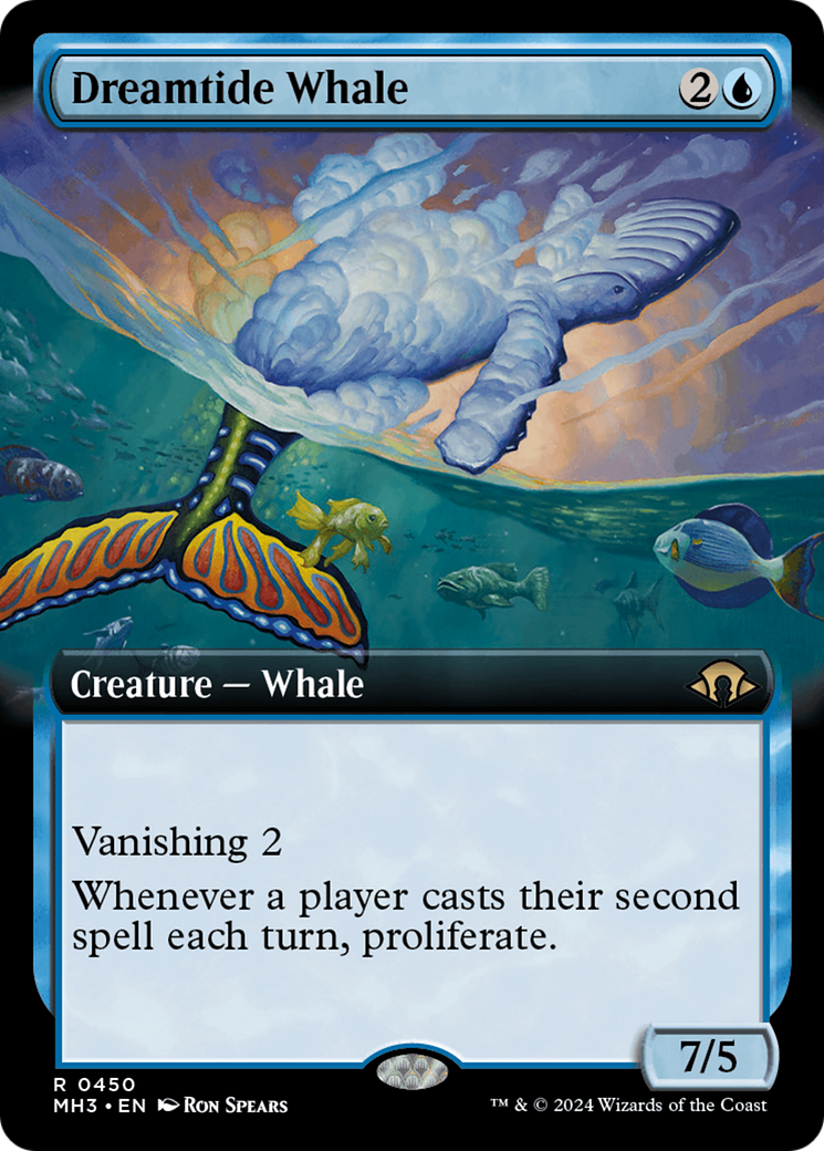 Dreamtide Whale (Extended Art) [Modern Horizons 3] | Lots Moore NSW