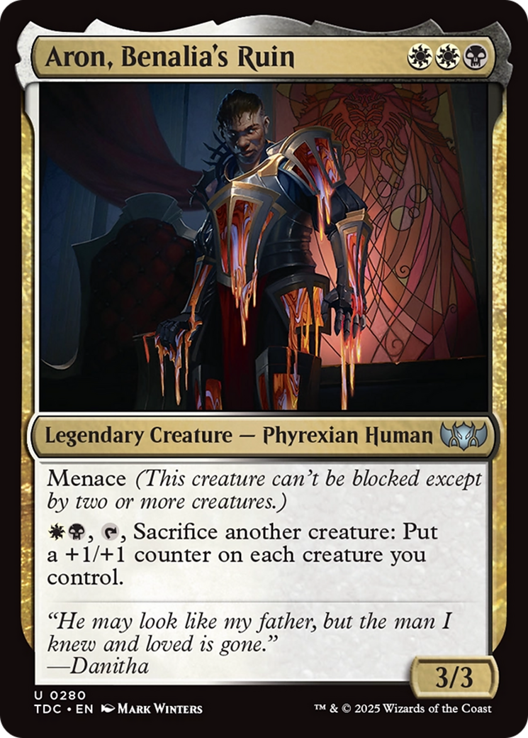 Aron, Benalia's Ruin [Tarkir: Dragonstorm Commander] | Lots Moore NSW