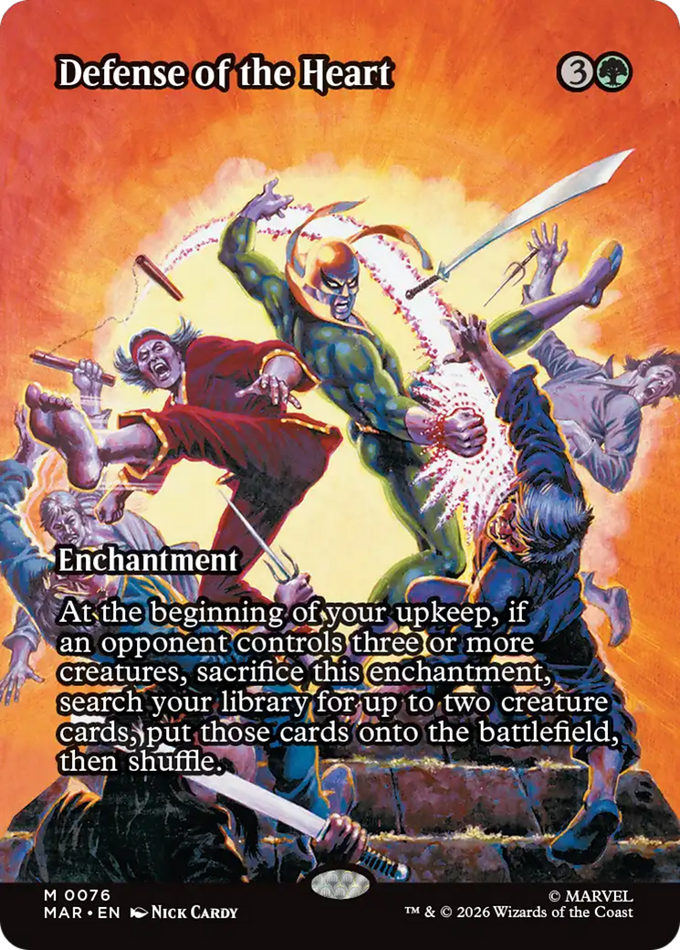 Defense of the Heart (Borderless) [Marvel Universe: Eternal-Legal] | Lots Moore NSW