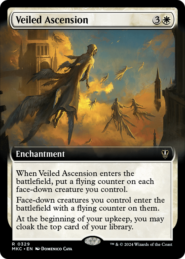 Veiled Ascension (Extended Art) [Murders at Karlov Manor Commander] | Lots Moore NSW