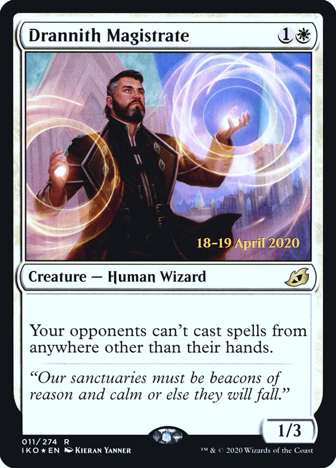Drannith Magistrate [Ikoria: Lair of Behemoths Prerelease Promos] | Lots Moore NSW