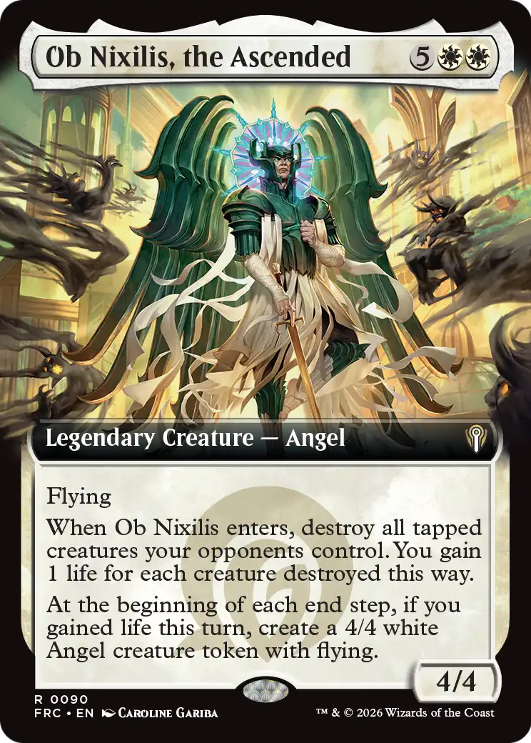 Ob Nixilis, the Ascended (Extended Art) [Reality Fracture Commander] | Lots Moore NSW