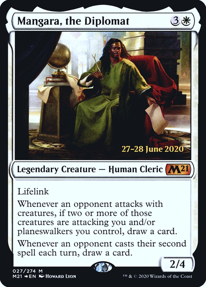 Mangara, the Diplomat [Core Set 2021 Prerelease Promos] | Lots Moore NSW
