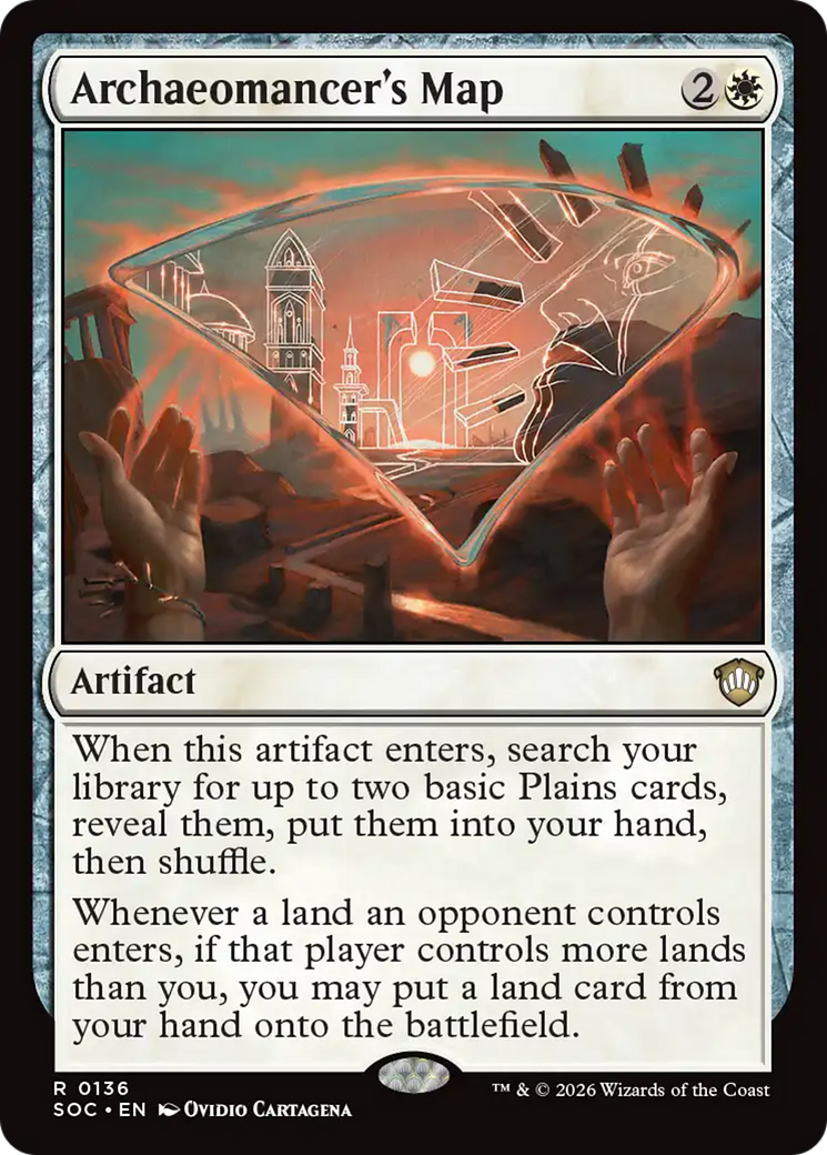 Archaeomancer's Map [Secrets of Strixhaven Commander] Magic: The Gathering | Lots Moore NSW