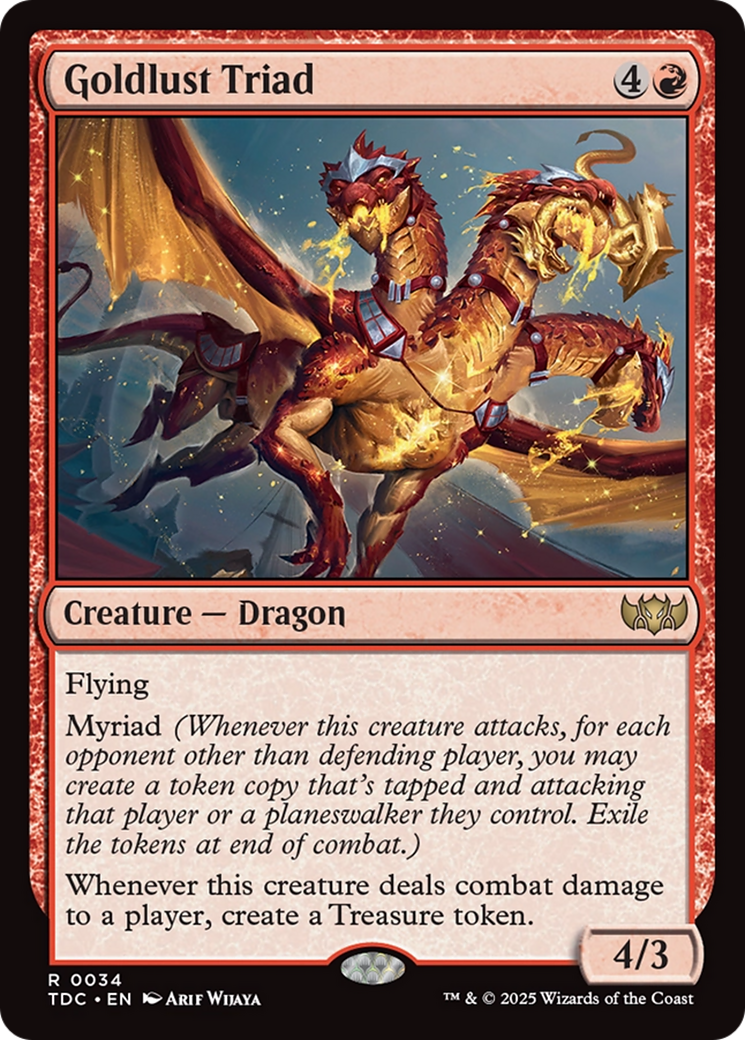 Goldlust Triad [Tarkir: Dragonstorm Commander] | Lots Moore NSW