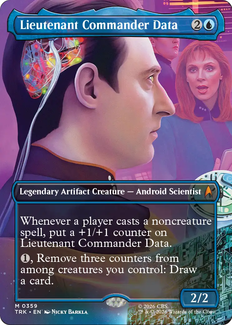 Lieutenant Commander Data (Borderless) [Star Trek] | Lots Moore NSW