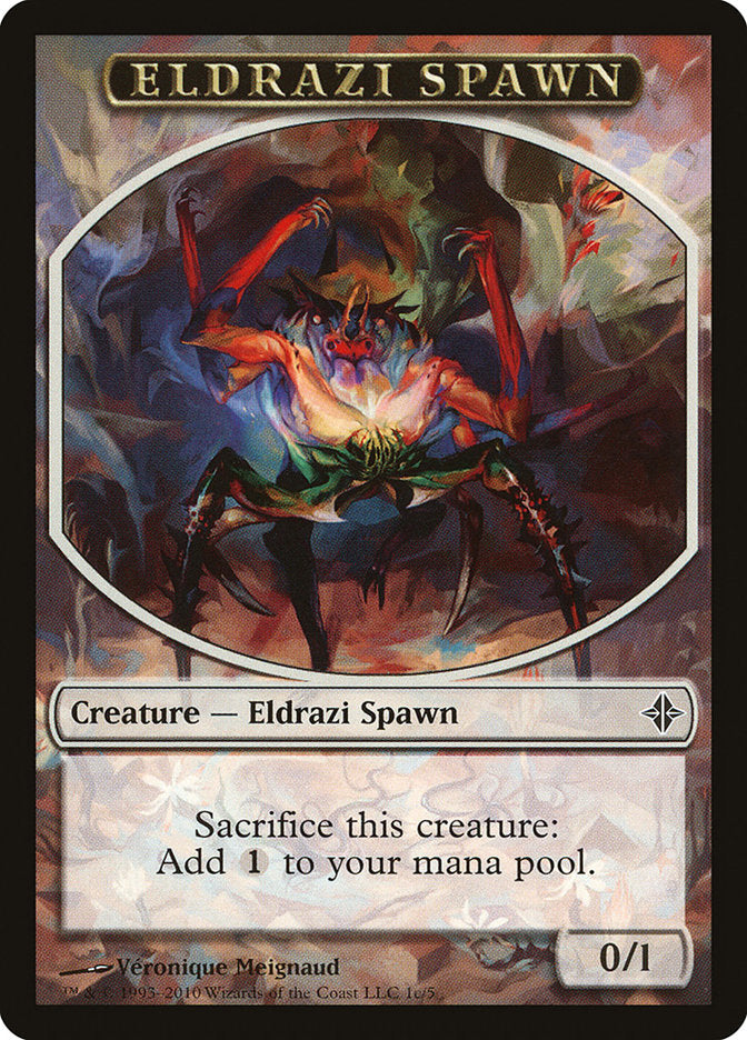 Eldrazi Spawn Token (1c/5) [Rise of the Eldrazi Tokens] | Lots Moore NSW