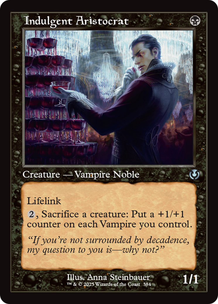 Indulgent Aristocrat (Retro Frame) [Innistrad Remastered] | Lots Moore NSW