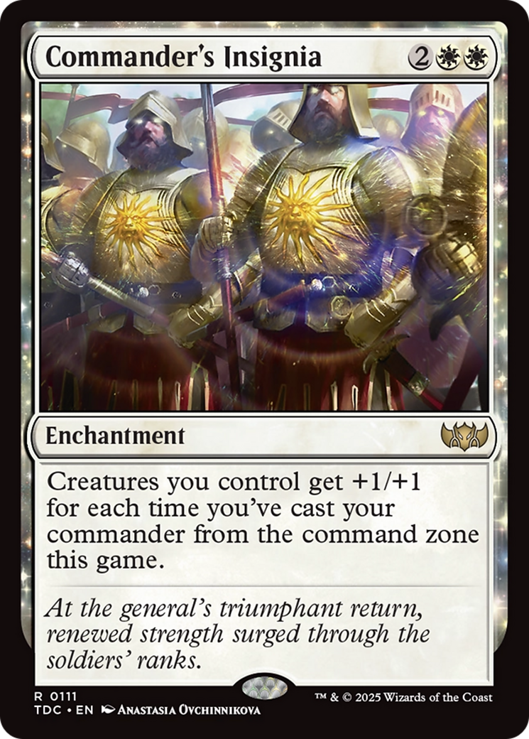 Commander's Insignia [Tarkir: Dragonstorm Commander] | Lots Moore NSW