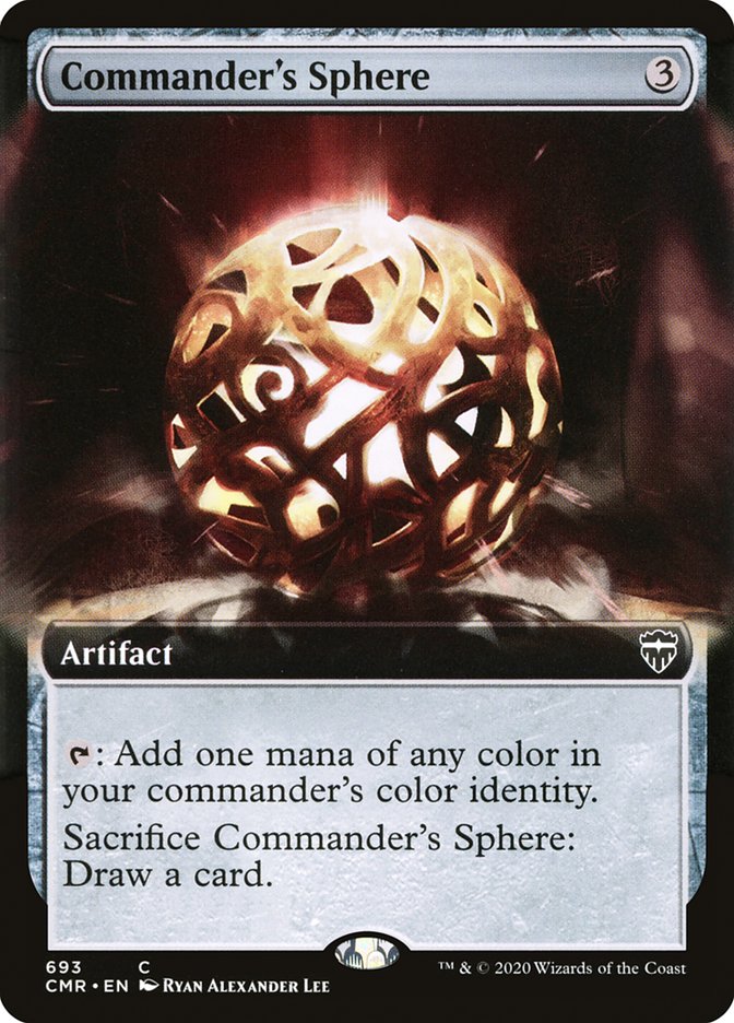 Commander's Sphere (Extended Art) [Commander Legends] | Lots Moore NSW