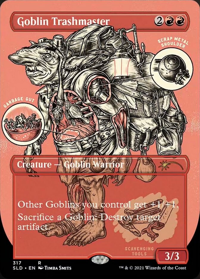 Goblin Trashmaster (Borderless Foil Etched) [Secret Lair Drop Series] | Lots Moore NSW