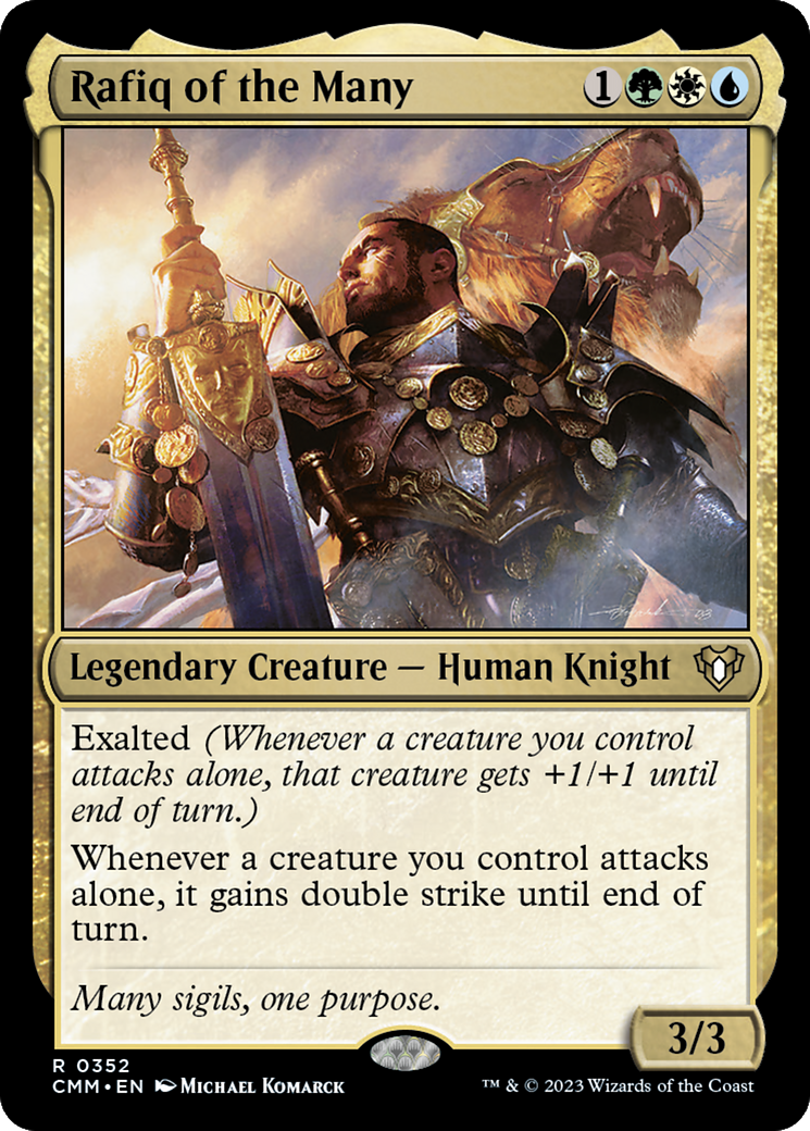 Rafiq of the Many [Commander Masters] | Lots Moore NSW