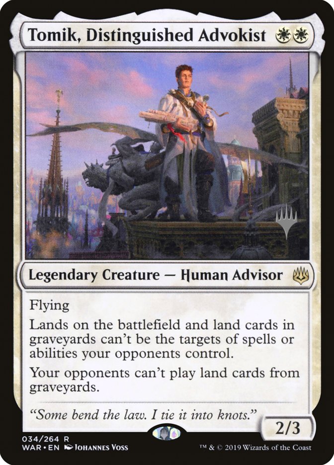 Tomik, Distinguished Advokist (Promo Pack) [War of the Spark Promos] | Lots Moore NSW