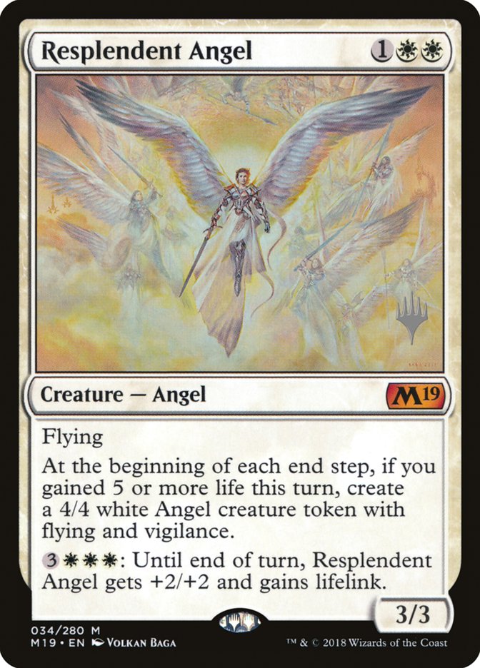 Resplendent Angel (Promo Pack) [Core Set 2019 Promos] | Lots Moore NSW