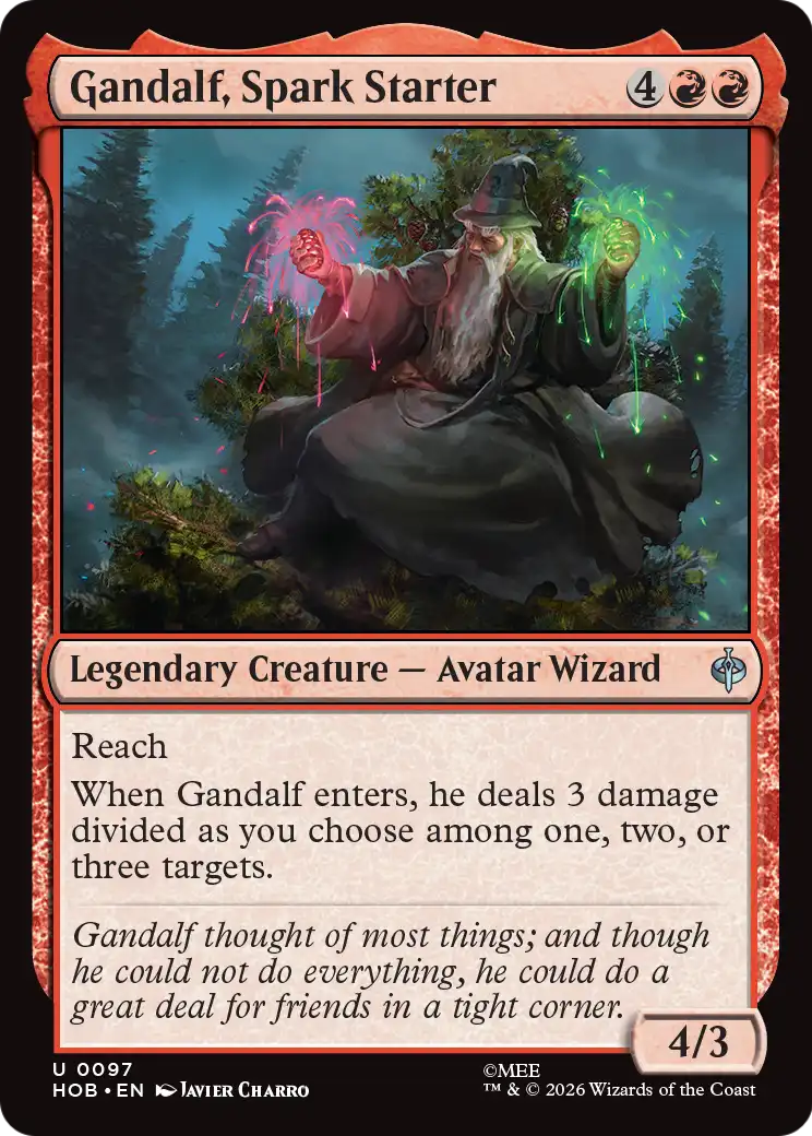 Gandalf, Spark Starter [The Hobbit] | Lots Moore NSW