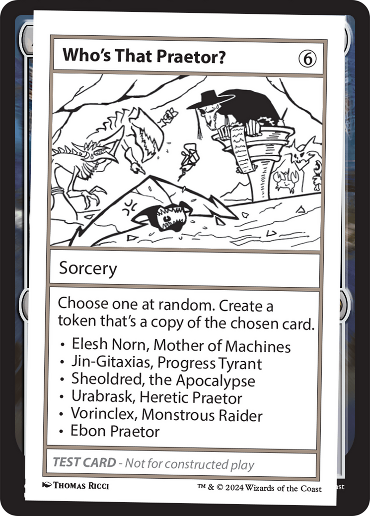 Who's That Praetor? [Mystery Booster 2 Playtest Cards] | Lots Moore NSW