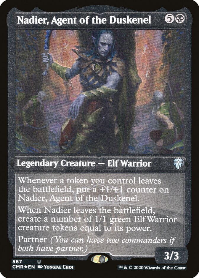 Nadier, Agent of the Duskenel (Etched) [Commander Legends] | Lots Moore NSW