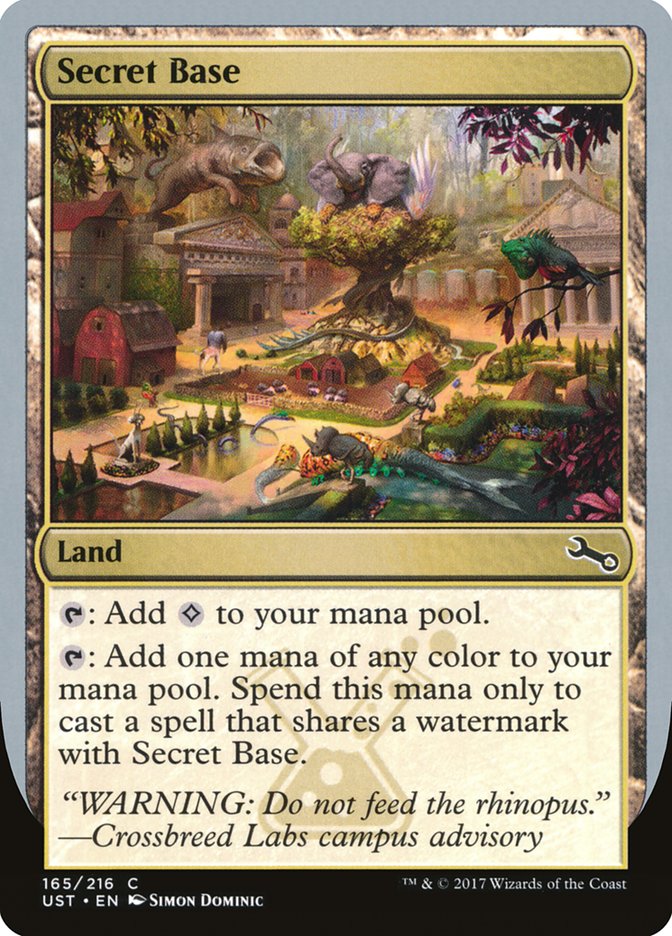 Secret Base (Simon Dominic) [Unstable] | Lots Moore NSW