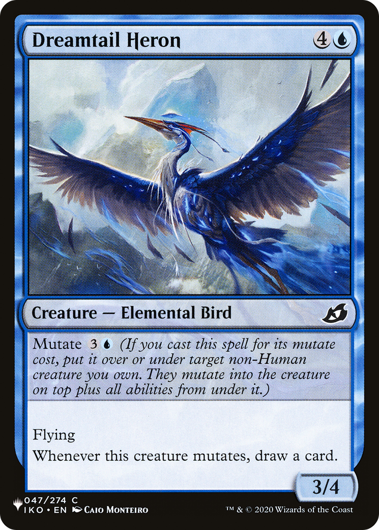 Dreamtail Heron [The List] | Lots Moore NSW