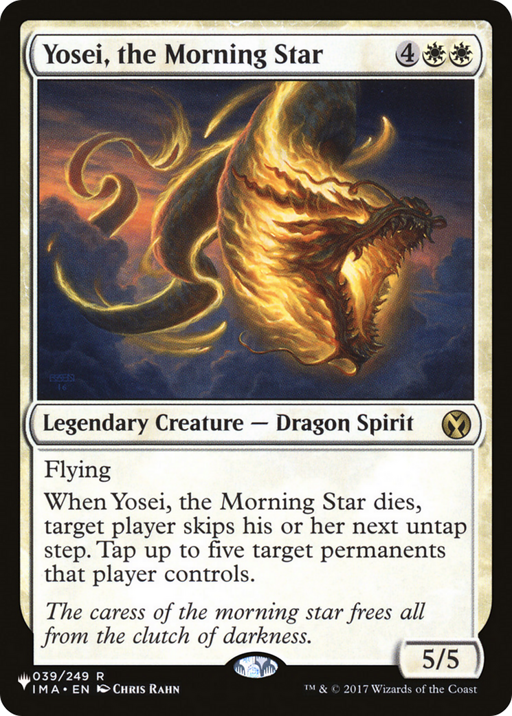 Yosei, the Morning Star [The List Reprints] | Lots Moore NSW