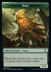 Ooze (026) // Treasure (015) Double-Sided Token [Streets of New Capenna Commander Tokens] | Lots Moore NSW