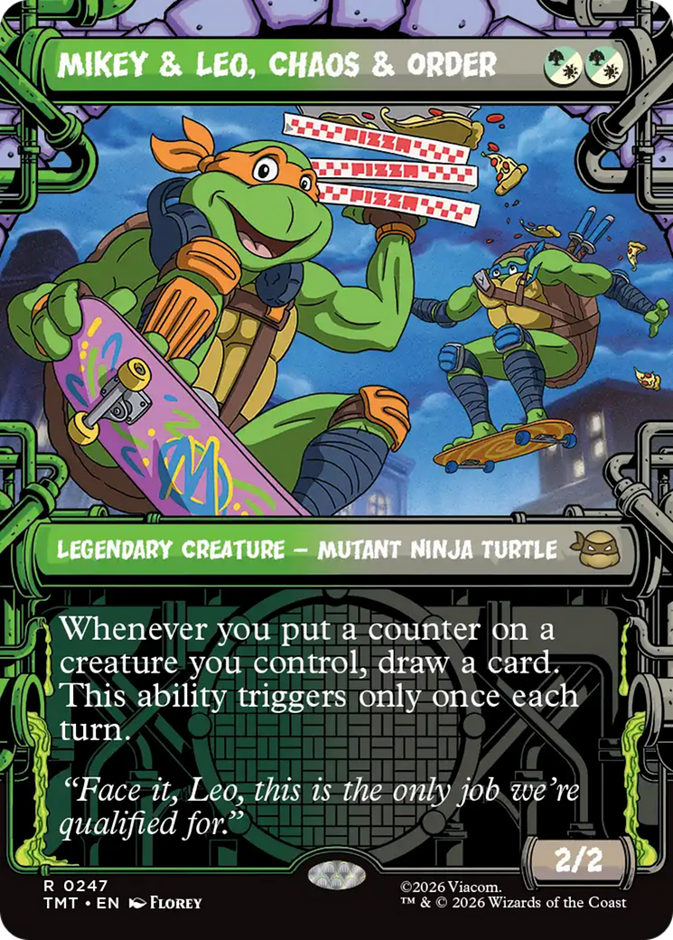 Mikey & Leo, Chaos & Order (Showcase) [Teenage Mutant Ninja Turtles] | Lots Moore NSW