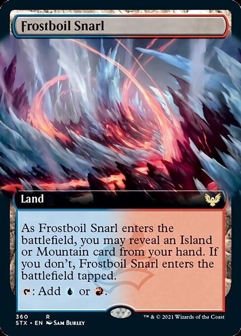 Frostboil Snarl (Extended Art) [Strixhaven: School of Mages] | Lots Moore NSW