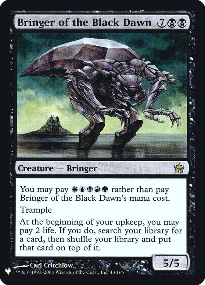 Bringer of the Black Dawn [Mystery Booster] | Lots Moore NSW