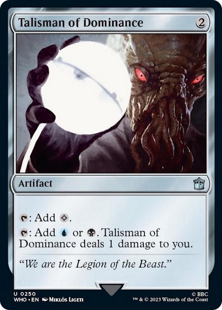 Talisman of Dominance [Doctor Who] | Lots Moore NSW