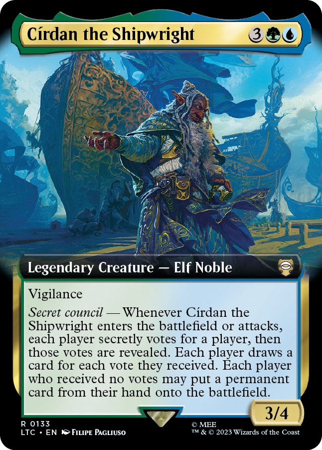 Cirdan the Shipwright (Extended Art) [The Lord of the Rings: Tales of Middle-Earth Commander] | Lots Moore NSW