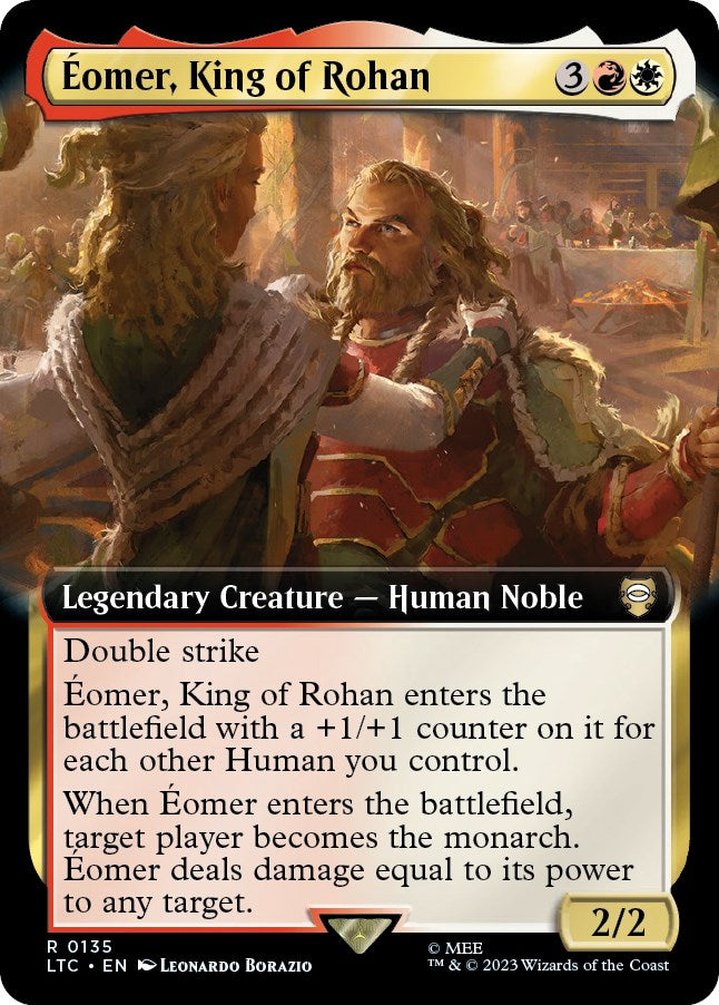 Eomer, King of Rohan (Extended Art) [The Lord of the Rings: Tales of Middle-Earth Commander] | Lots Moore NSW