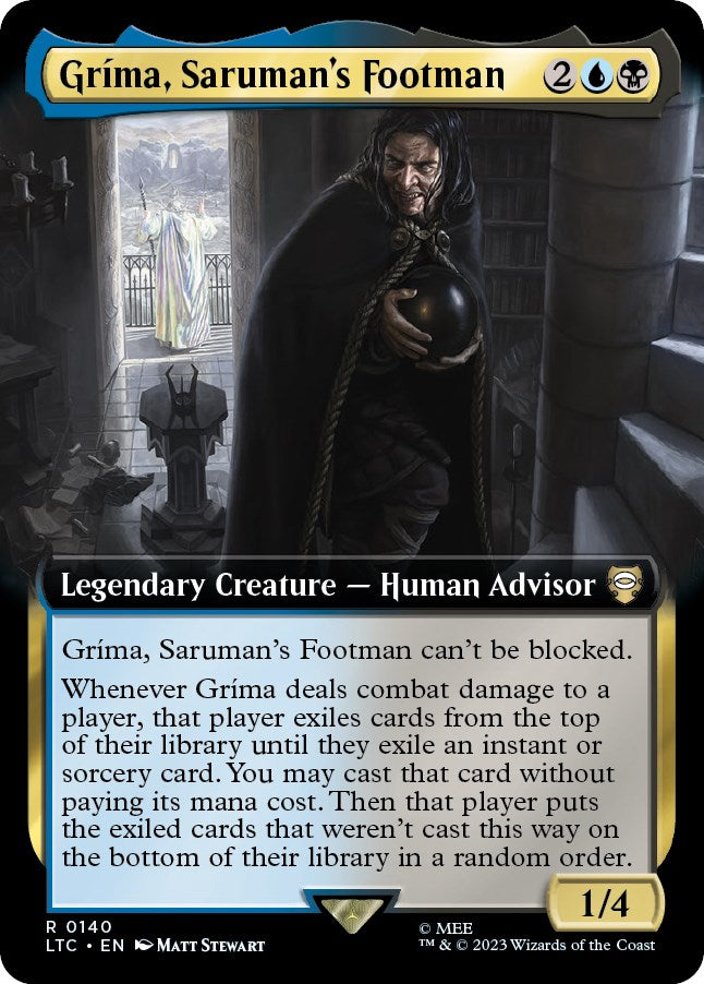 Grima, Saruman's Footman (Extended Art) [The Lord of the Rings: Tales of Middle-Earth Commander] | Lots Moore NSW