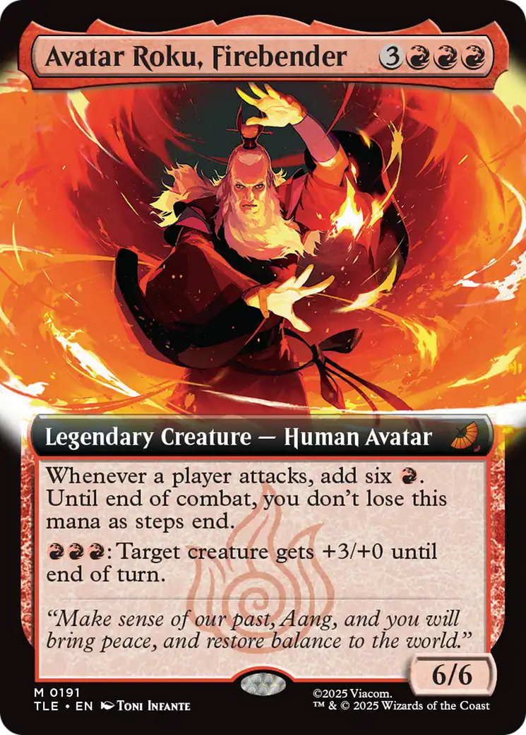 Avatar Roku, Firebender (Extended Art) [Avatar: The Last Airbender: Eternal-Legal] | Lots Moore NSW