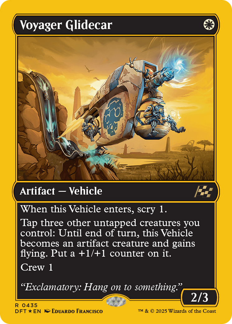 Voyager Glidecar (First-Place Foil) [Aetherdrift] | Lots Moore NSW