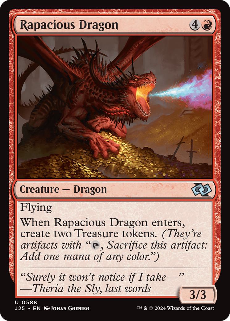 Rapacious Dragon [Foundations Jumpstart] | Lots Moore NSW