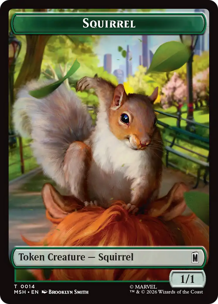 The Void // Squirrel Double-Sided Token [Marvel Super Heroes Tokens] | Lots Moore NSW