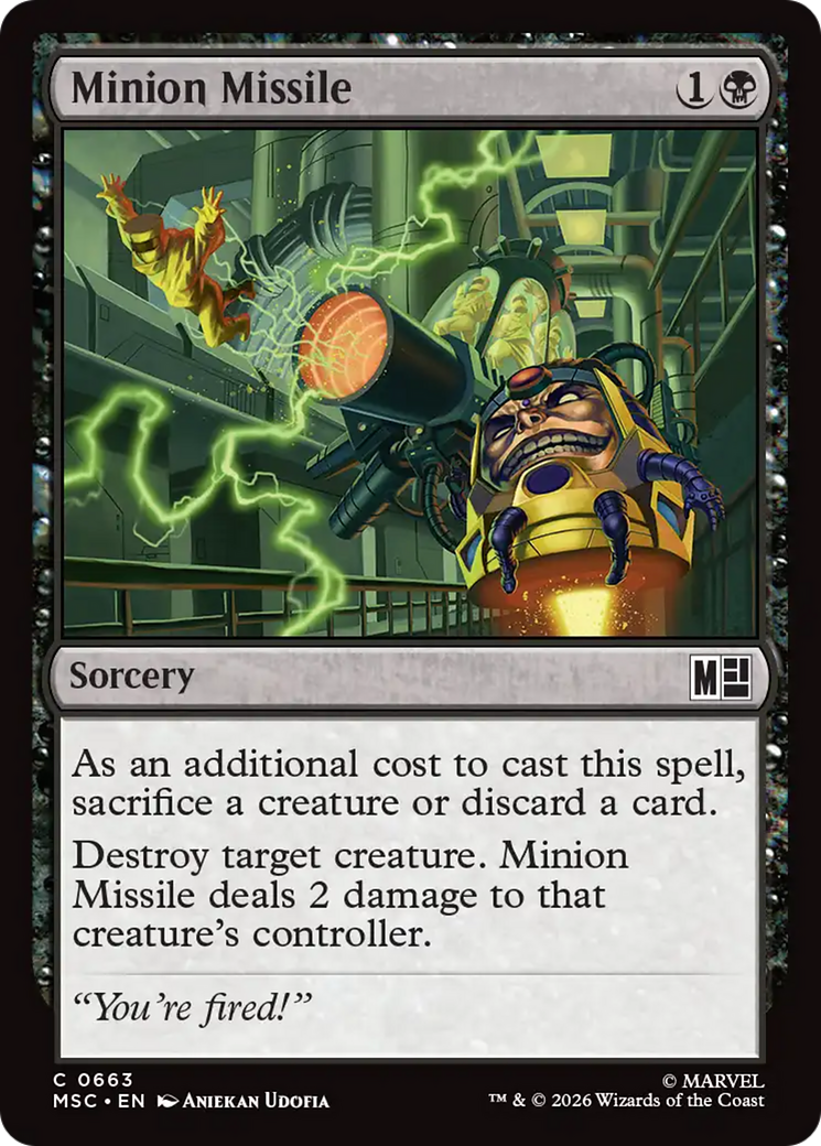 Minion Missile [Marvel Super Heroes Commander] | Lots Moore NSW
