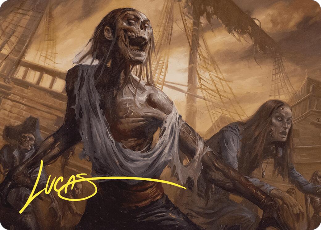 Rise from the Tides Art Card (Gold-Stamped Signature) [Commander Masters Art Series] | Lots Moore NSW