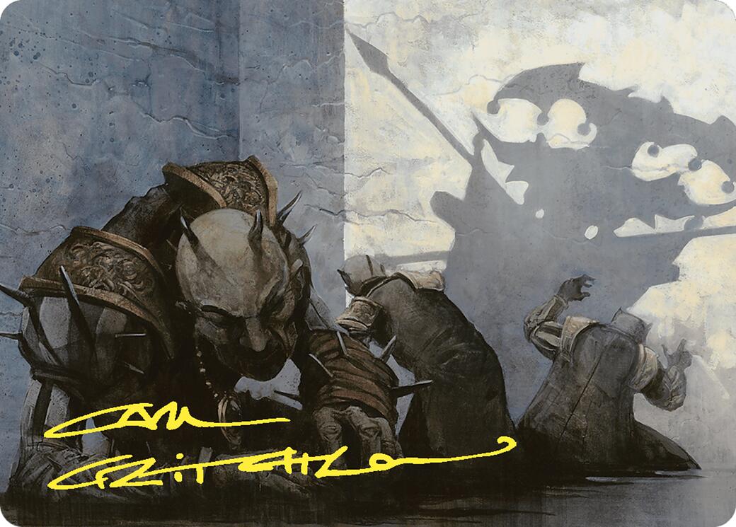 Decree of Pain Art Card (Gold-Stamped Signature) [Commander Masters Art Series] | Lots Moore NSW