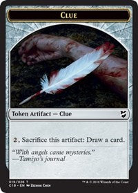 Clue // Construct (021) Double-Sided Token [Commander 2018 Tokens] | Lots Moore NSW