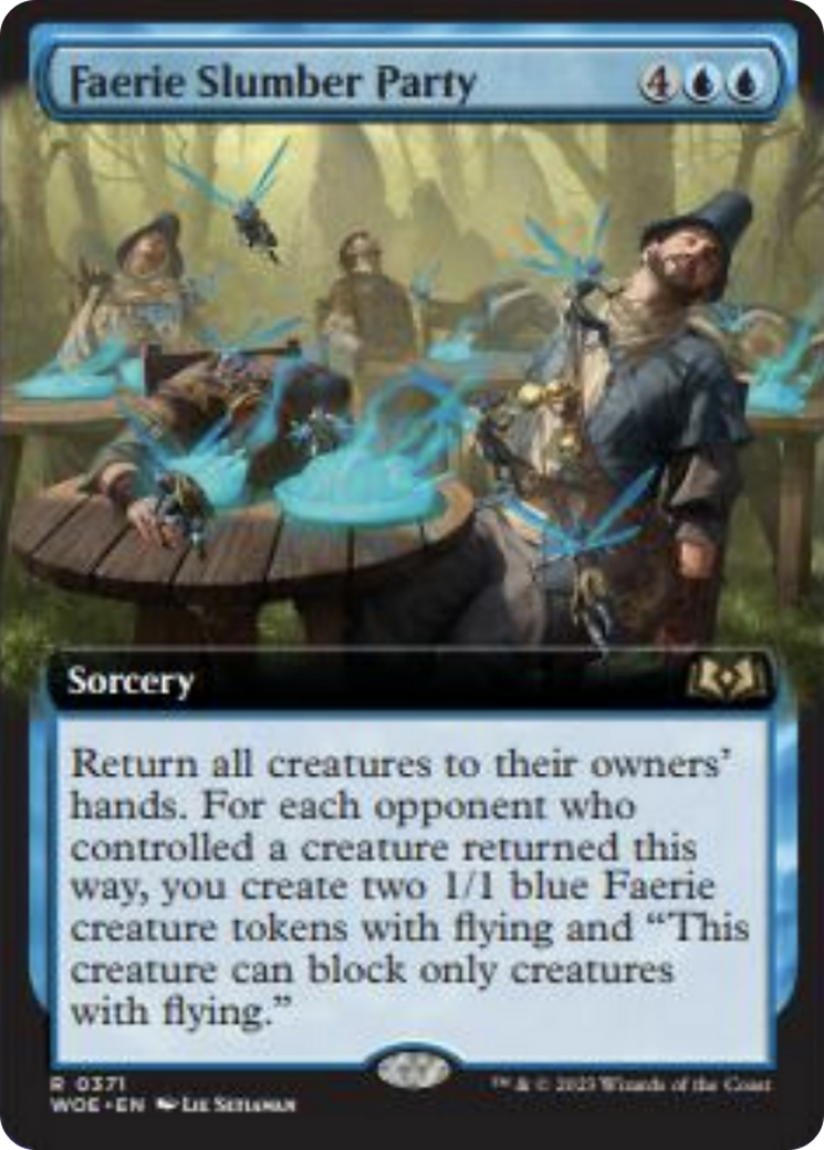 Faerie Slumber Party (Extended Art) [Wilds of Eldraine] | Lots Moore NSW