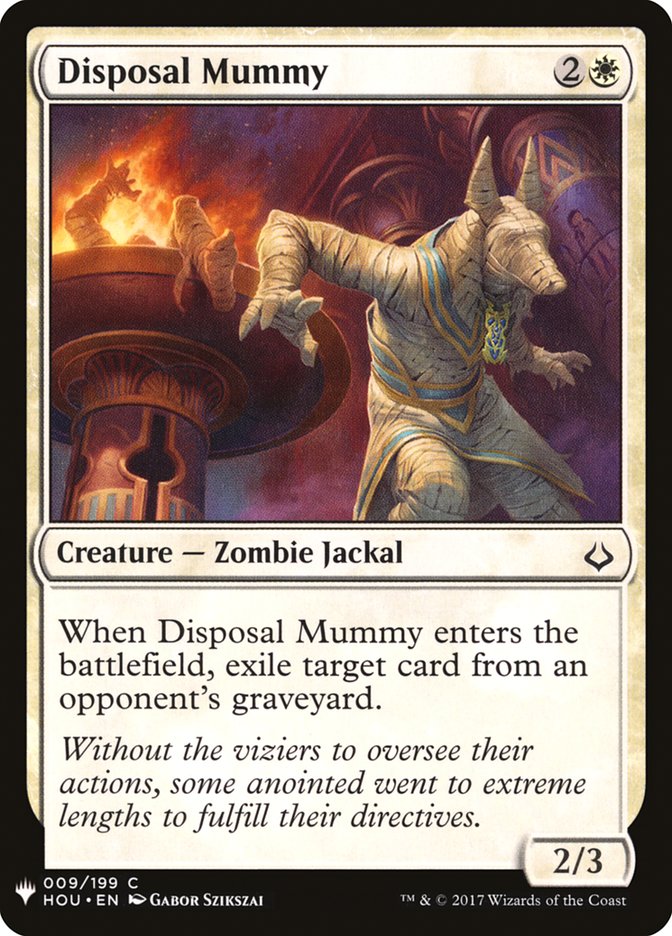 Disposal Mummy [Mystery Booster] | Lots Moore NSW