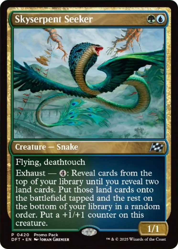 Skyserpent Seeker (Promo Pack) [Aetherdrift Promos] | Lots Moore NSW
