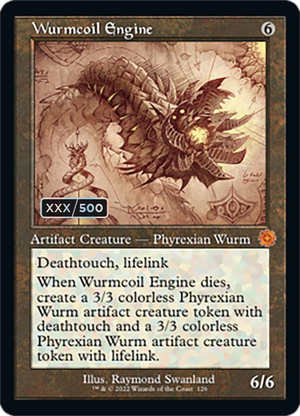 Wurmcoil Engine (Retro Schematic) (Serialized) [The Brothers' War Retro Artifacts] | Lots Moore NSW