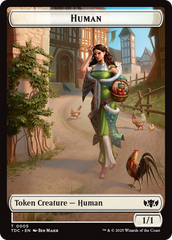 Human // Rat Double-Sided Token [Tarkir: Dragonstorm Commander Tokens] | Lots Moore NSW