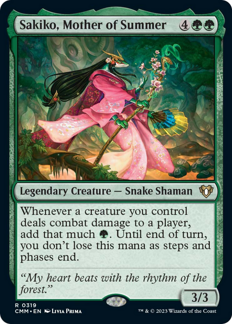 Sakiko, Mother of Summer [Commander Masters] | Lots Moore NSW