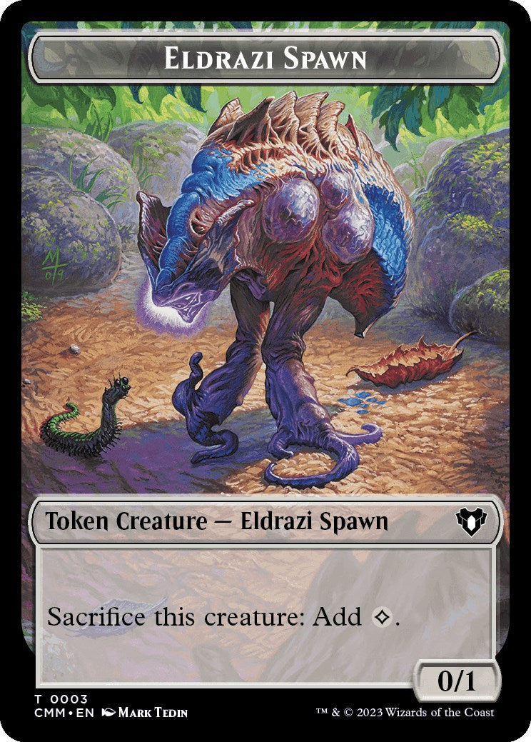 Eldrazi Spawn // Construct (0041) Double-Sided Token [Commander Masters Tokens] | Lots Moore NSW