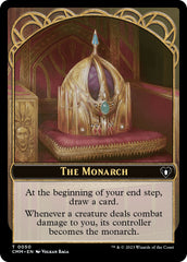 The Monarch // Rat Double-Sided Token [Commander Masters Tokens] | Lots Moore NSW