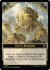 City's Blessing // Elf Druid Double-Sided Token [Commander Masters Tokens] | Lots Moore NSW